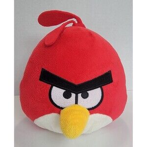 Angry Birds Red Bird Plush Toy 8-9” Rovio 2022 The Toy Factory Stuffed Animal